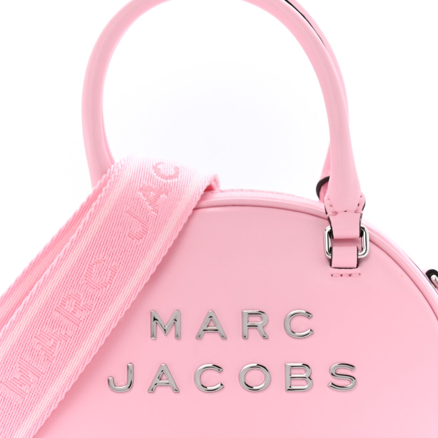 Calfskin Bowling Bag Bubblegum