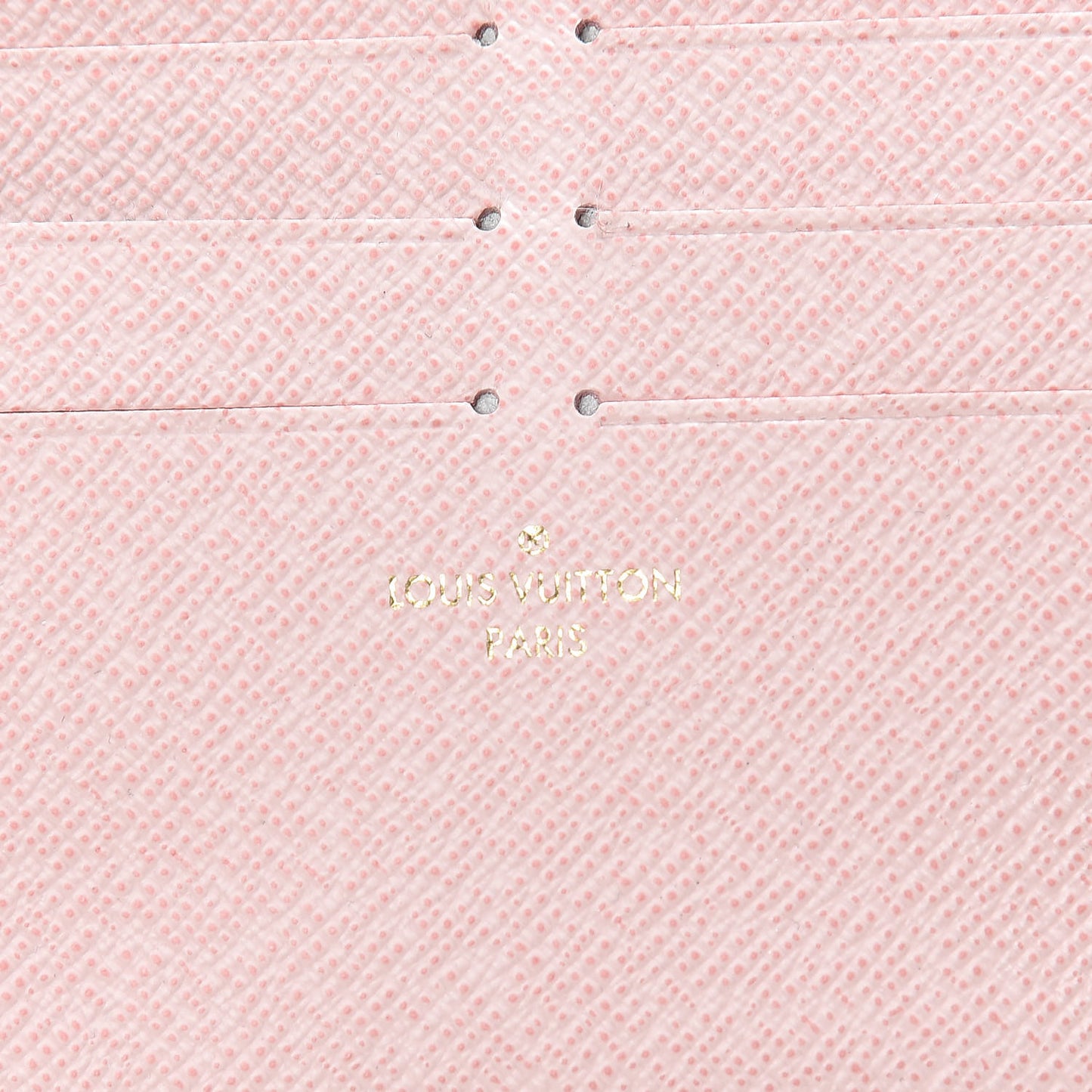Calfskin Felicie Card Holder Insert Rose Ballerine