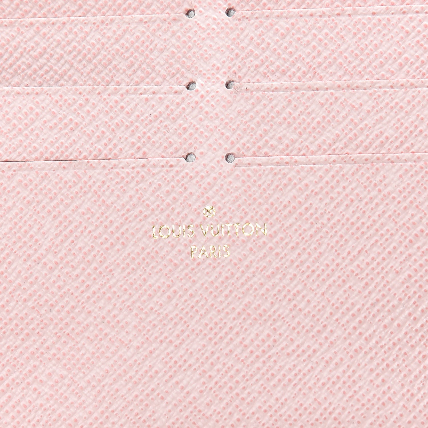 Louis Vuitton Calfskin Felicie Card Holder Insert Rose Ballerine 6 of 6