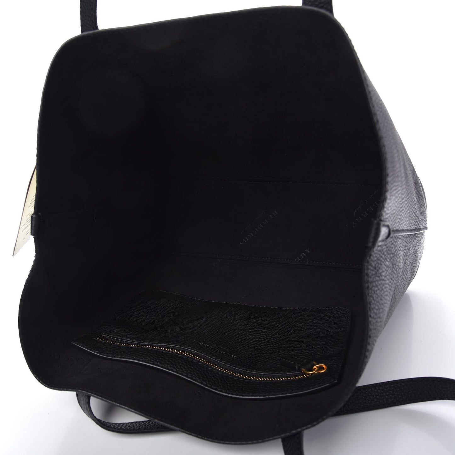 Grainy Calfskin Remington Tote Black