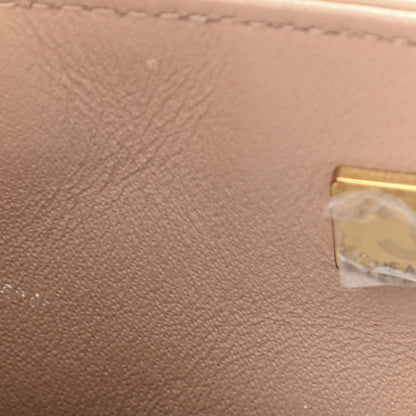 Chanel Lambskin Quilted Mini Rectangular Flap Beige 7 of 17