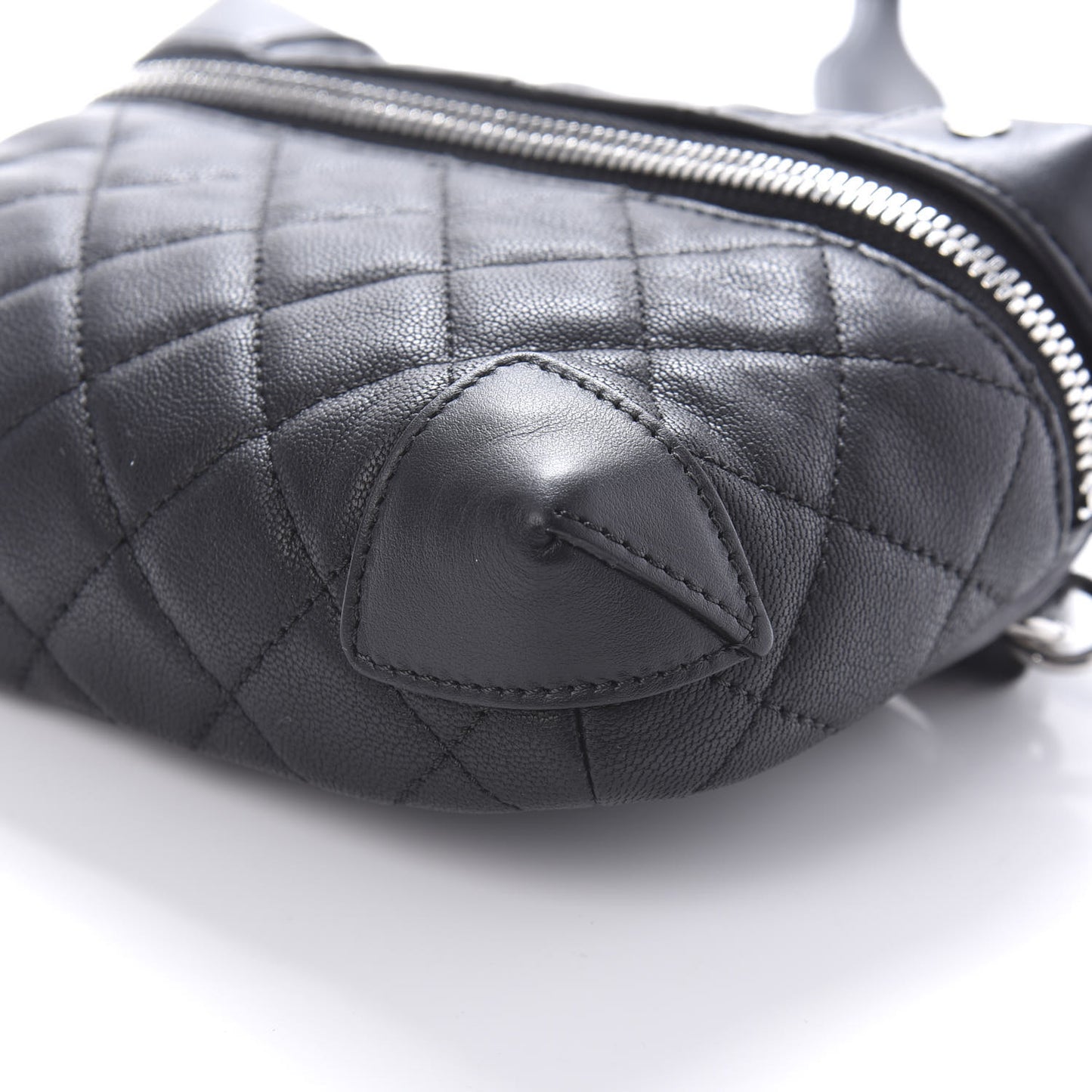 Caviar Quilted Belt Bag Black