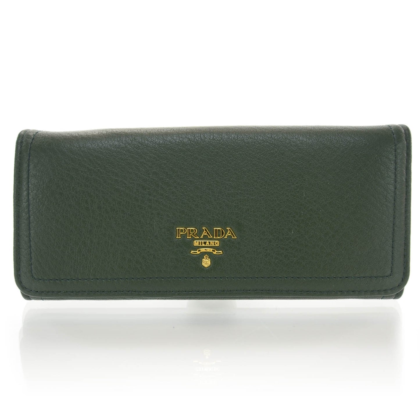 Vitello Daino Flap Wallet Foresta