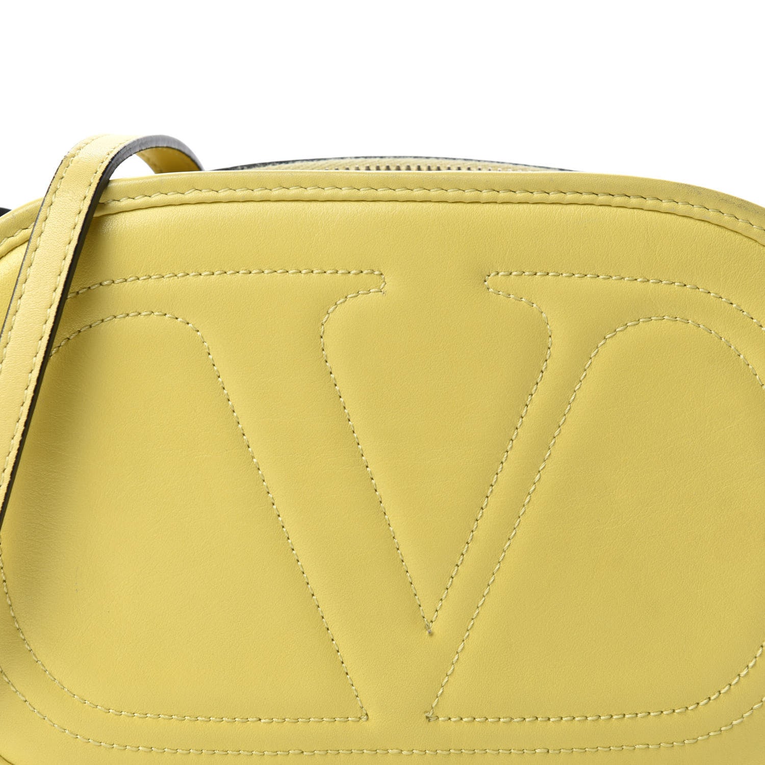 Valentino Garavani Vitello Small Logo Go Crossbody Bag Naples Yellow 13 of 13