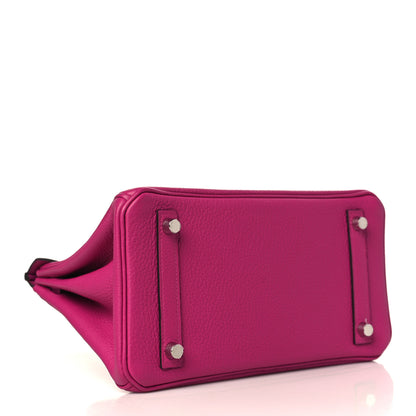 Hermes Togo Birkin 25 Rose Pourpre 4 of 9