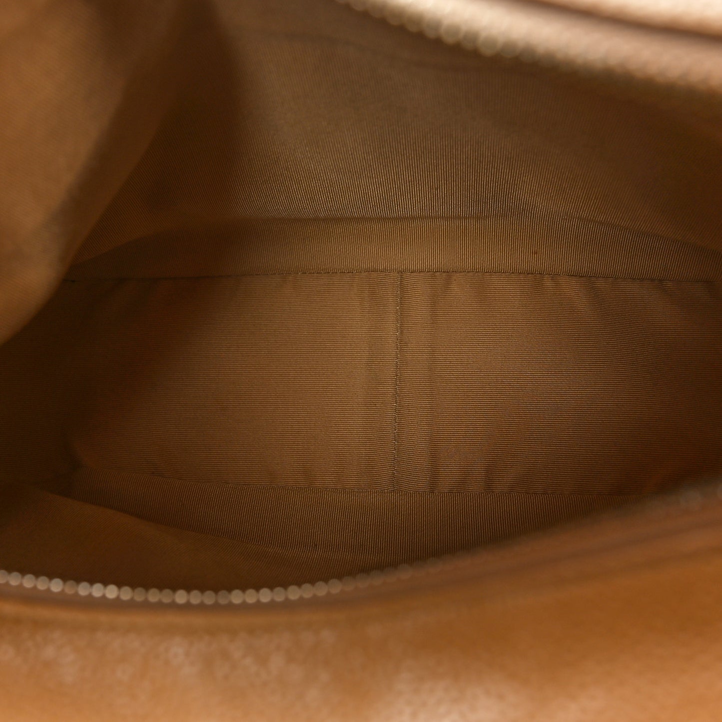 Caviar Quilted Hobo Beige