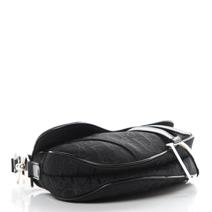 Christian Dior Monogram Saddle Bag Black 4 of 11