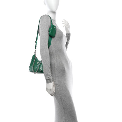 Prada Nappa Soft Padded Re-Edition 2005 Shoulder Bag Mango 2 of 10