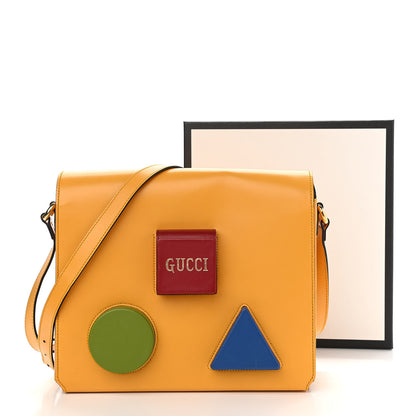 Gucci Calfskin Script Logo Board Messenger Bag Crop Lemon Leaf Rio Blue New Cherry Red 15 of 15