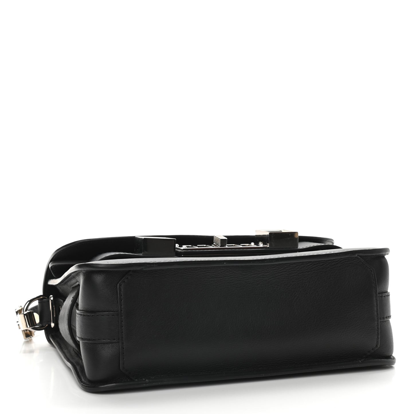 Calfskin Mini PS11 Classic Shoulder Bag Black