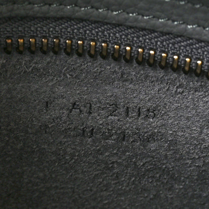 Celine Baby Drummed Calfskin Micro Luggage Kohl 6 of 10