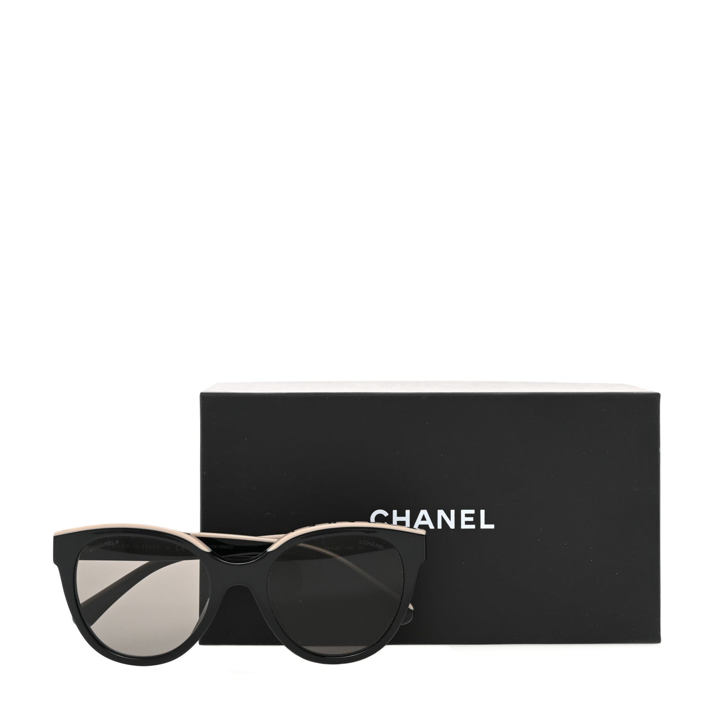 Acetate CC Butterfly Sunglasses 5414 Black Beige