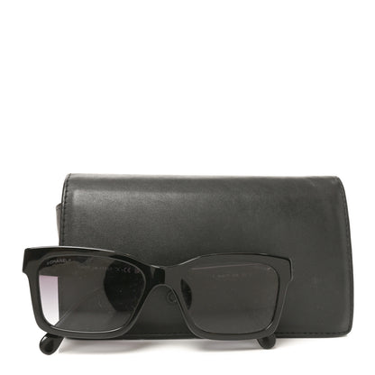 Chanel Acetate Polarized Square Sunglasses 5417-A Black 7 of 7