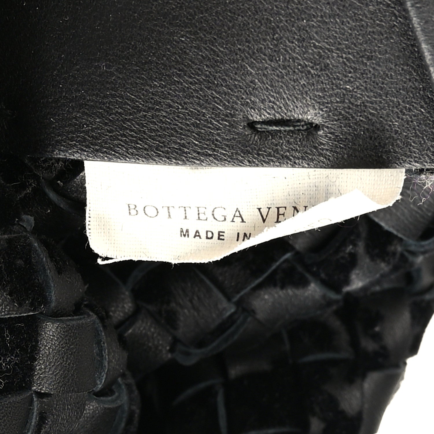 Bottega Veneta Nappa Velours Intrecciato Large Cabat Black 6 of 10