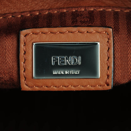 Fendi Vitello Elite Petite 2Jours Tote Orzo 6 of 7
