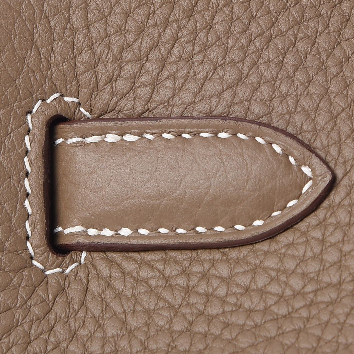 Hermes Taurillon Clemence Birkin 30 Etoupe 16 of 34