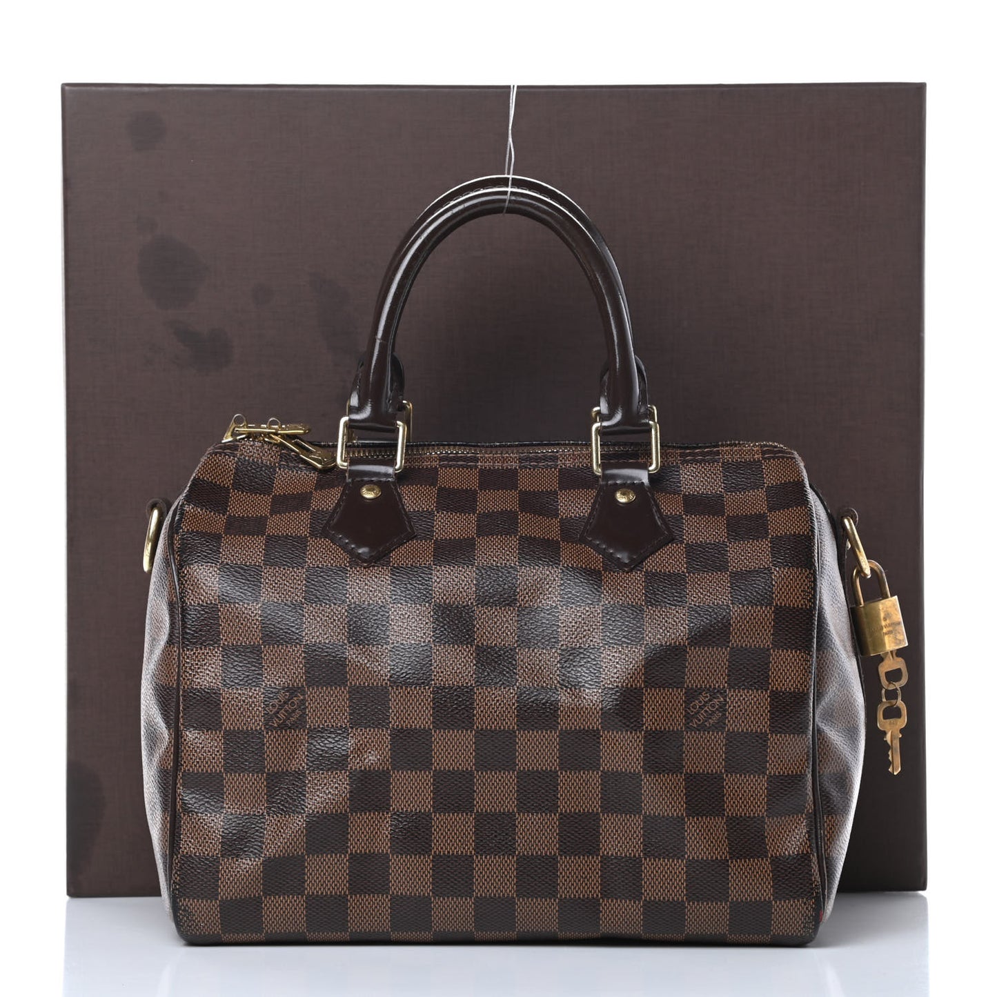 Damier Ebene Speedy Bandouliere 25
