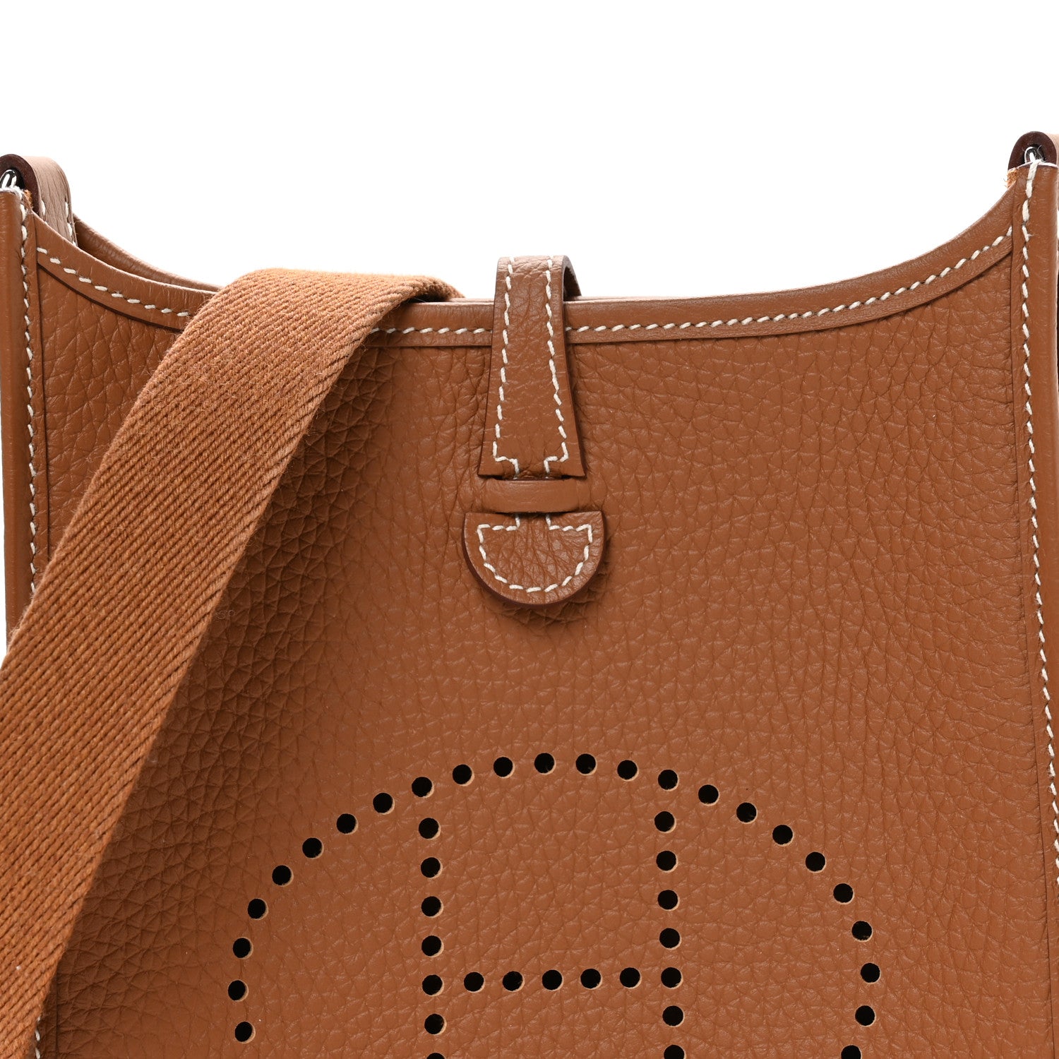 Hermes Taurillon Clemence Evelyne TPM Gold 8 of 11