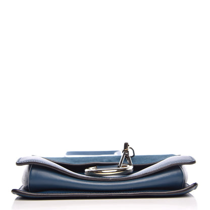 Chloe Suede Calfskin Small Faye Shoulder Bag Majolica Blue 8 of 8