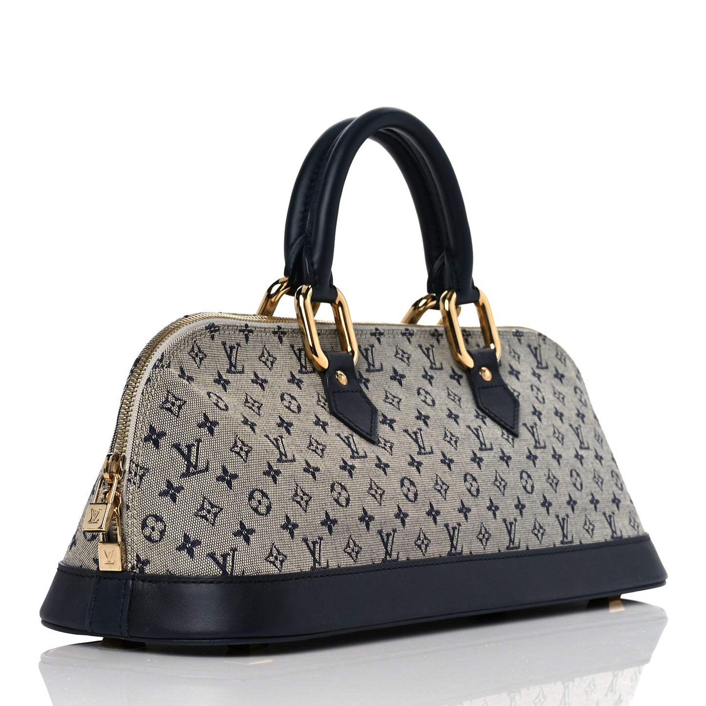 Mini Monogram Alma Long Blue