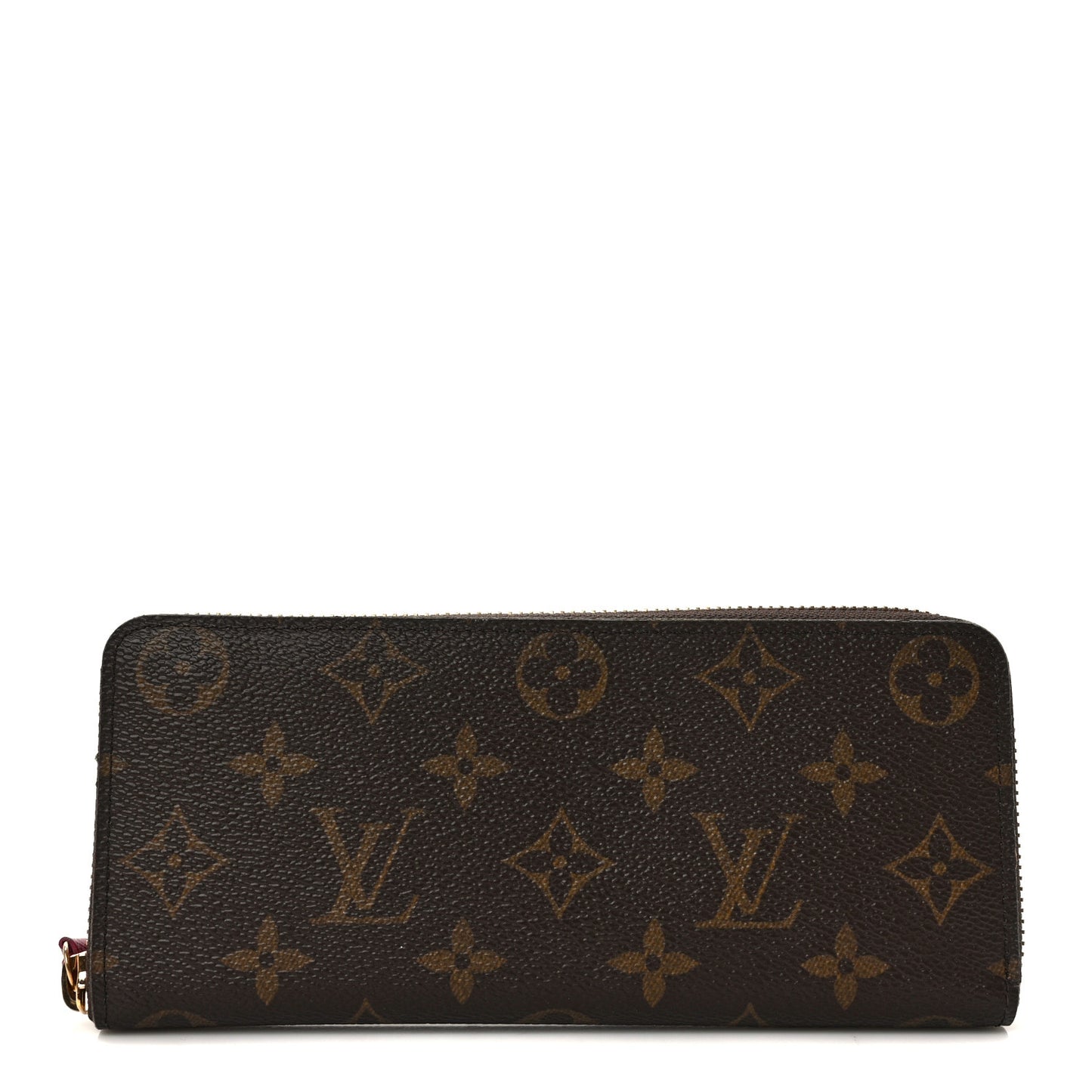 Monogram Clemence Wallet Fuchsia