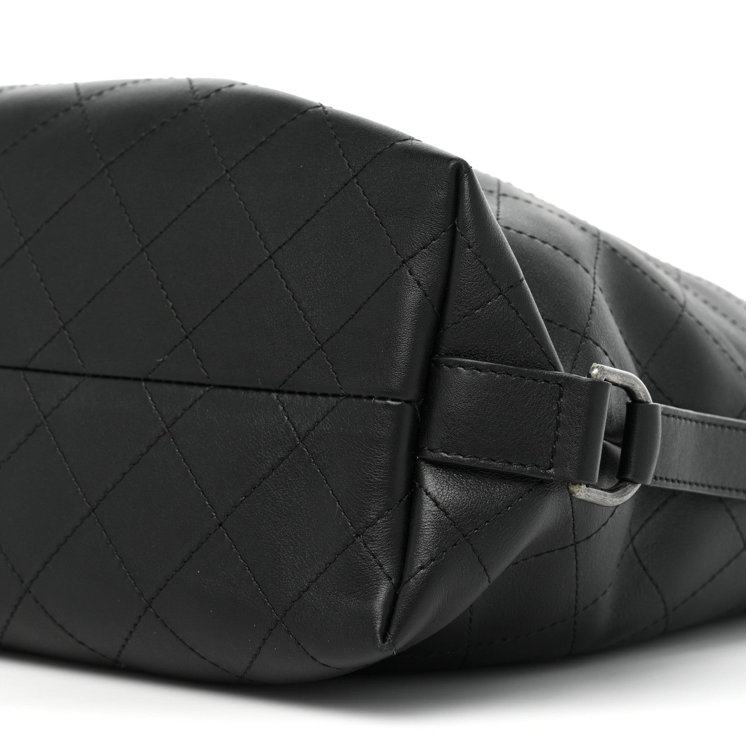 Chanel Calfskin Stitched Large Hobo Black 10 of 13