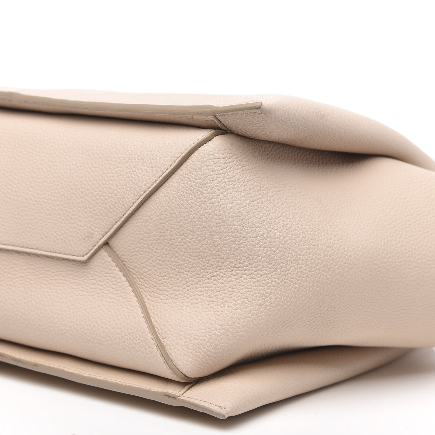 Baby Grained Calfskin Small Tri-Fold Bag Powder