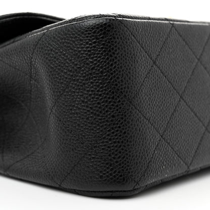 Chanel Caviar Quilted Jumbo Double Flap Black 9 of 11