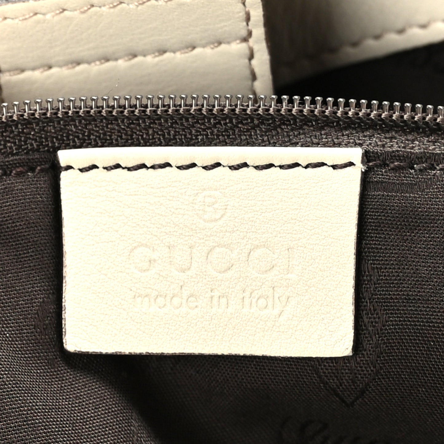 Guccissima Medium Sukey Tote Mystic White