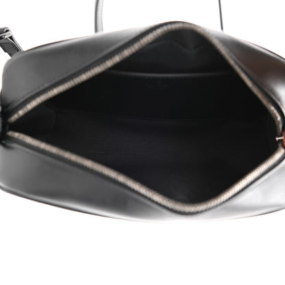 Gucci Calfskin Matelasse Monochrome Small GG Marmont Chain Shoulder Bag Black 8 of 14