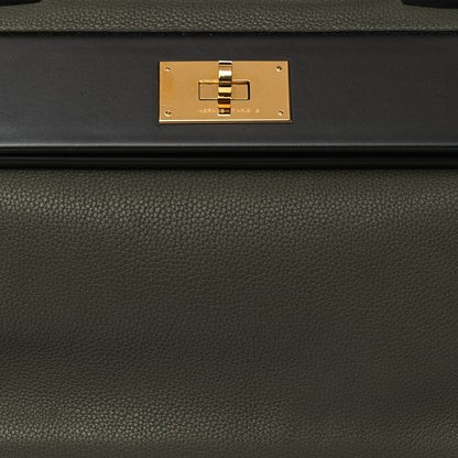 Hermes Taurillon Maurice Swift 24/24 29 Vert Olive Vert Bronze 8 of 10