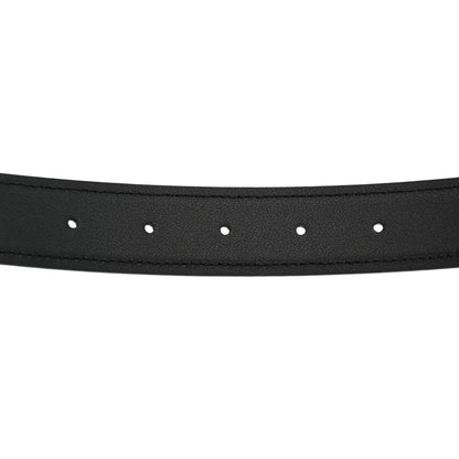 Gucci Ciny Lux Calfskin Blondie 30mm Belt 80 32 Black 5 of 5