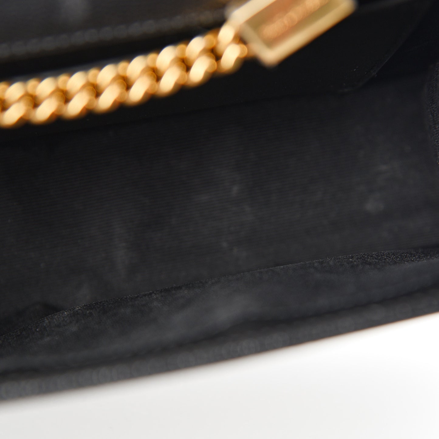 Grain De Poudre Medium Classic Monogram Kate Satchel Black