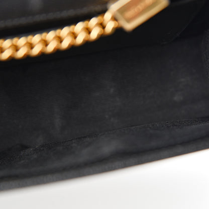 Saint Laurent Grain De Poudre Medium Classic Monogram Kate Satchel Black 6 of 10