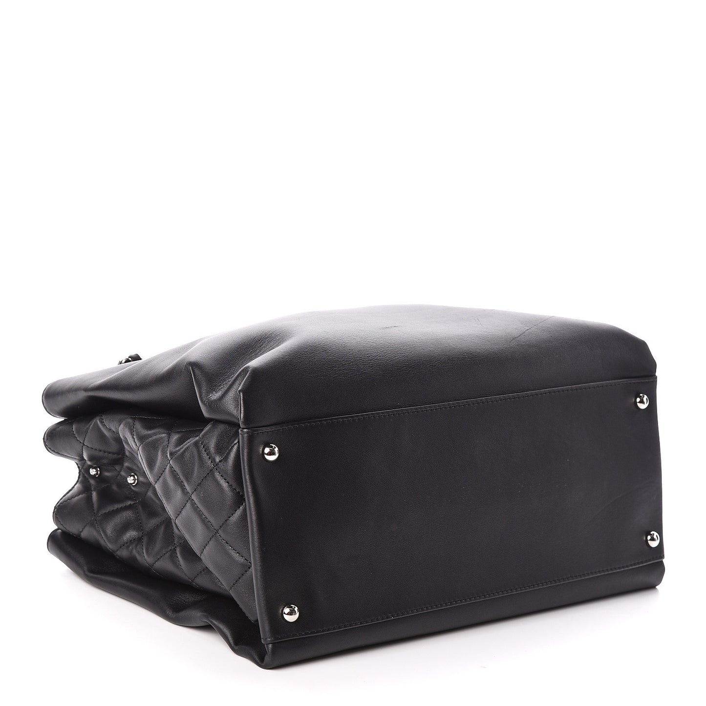 Calfskin Shopping Tote Black