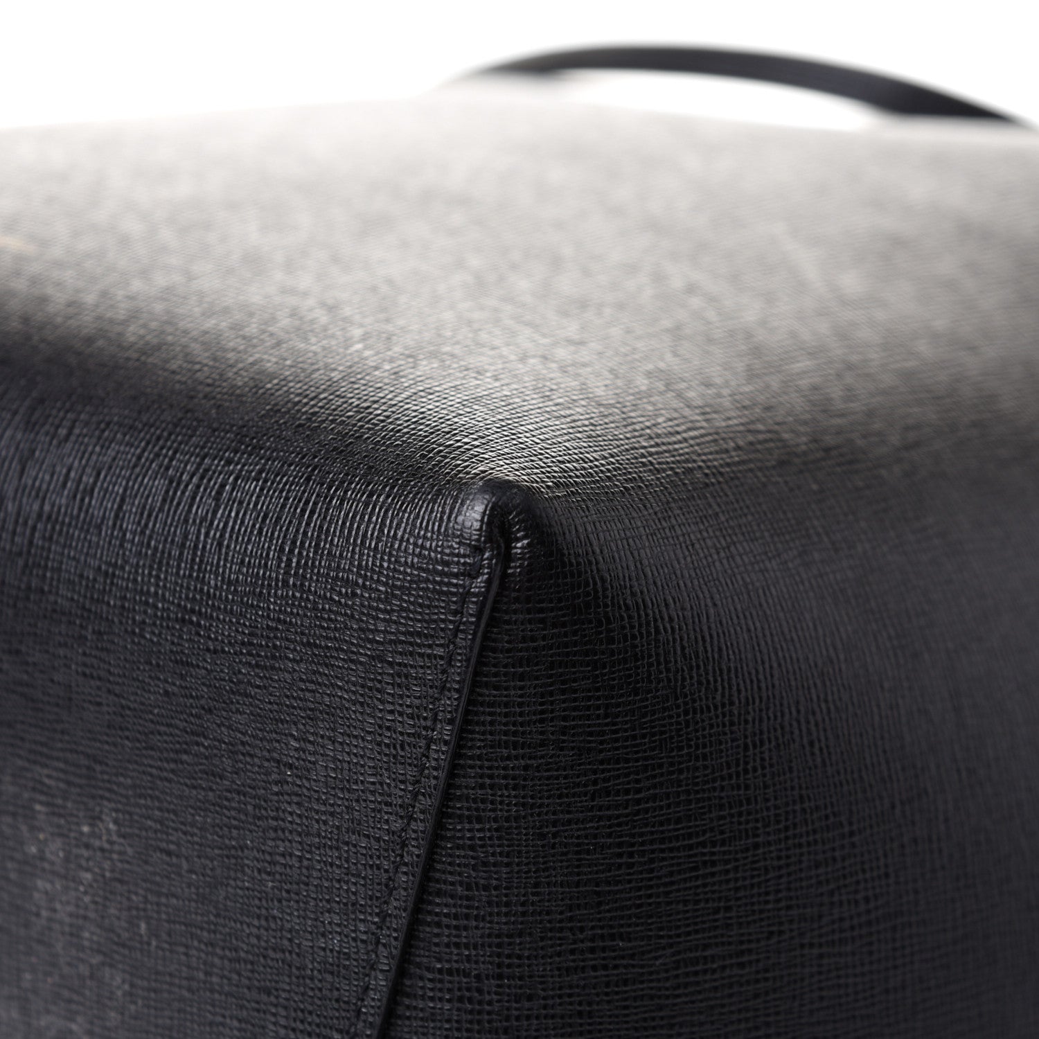 Mansur Gavriel Saffiano Bucket Bag Black Flamma 9 of 14