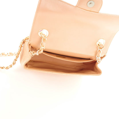 Chanel Lambskin Quilted Mini Rectangular Flap Light Pink 5 of 7