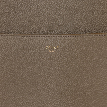 Celine Soft Grained Calfskin Sangle Bucket Bag Taupe 6 of 9