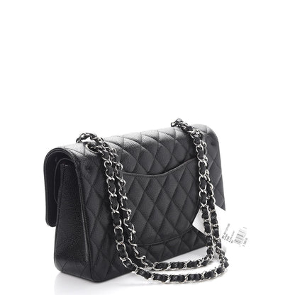 Chanel Caviar Quilted Medium Double Flap Black 3 of 8