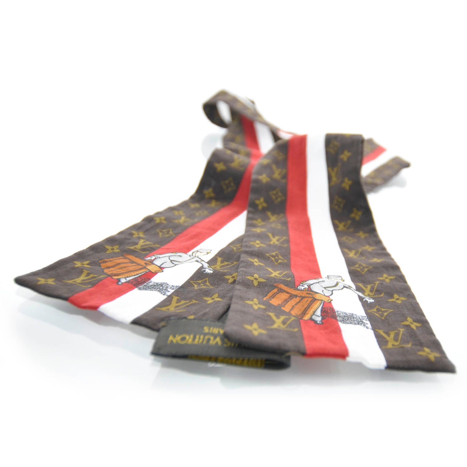 Louis Vuitton Cotton Monogram Groom Bandeau Scarf 4 of 4