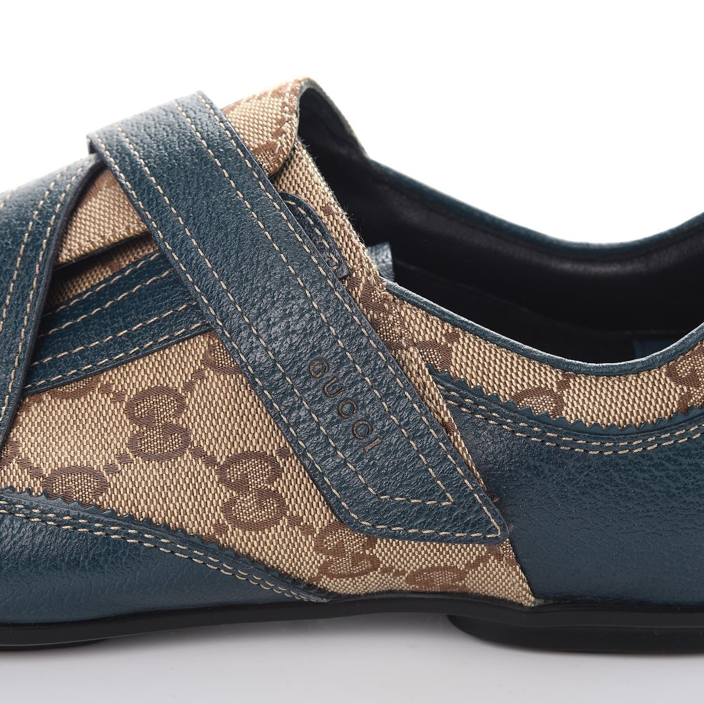 Monogram Velcro Sneakers 11 Blue