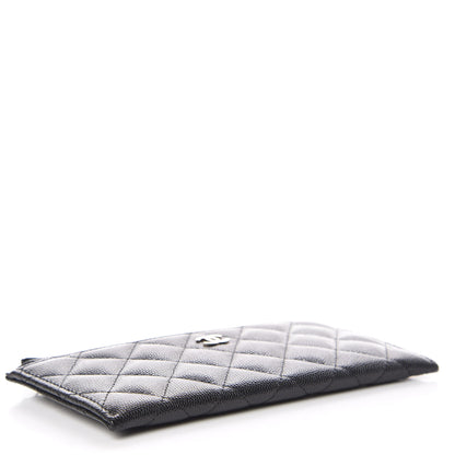 Chanel Caviar Quilted Classic Zip Pouch Black 4 of 8