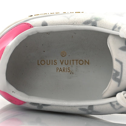 Louis Vuitton Technical Fabric Calfskin Frontrow Sneakers 40 Pink 7 of 8
