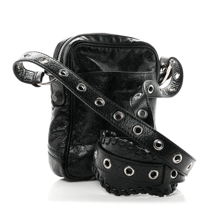 Balenciaga Agneau Arena Le Cagole Crossbody Bag Black 4 of 11