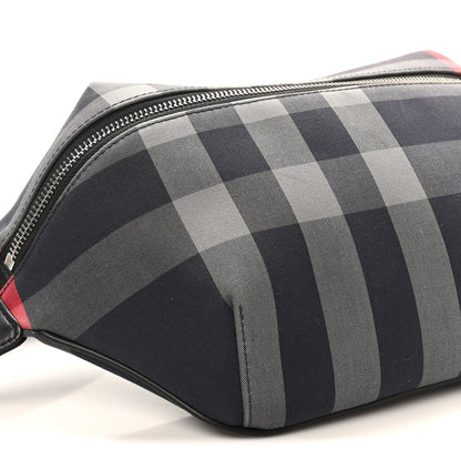 Burberry House Check Sonny Bum Bag Navy Grey 8 of 9