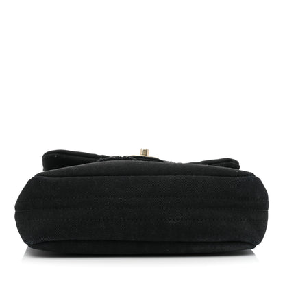 Chanel Denim Coco Flap Black 9 of 21