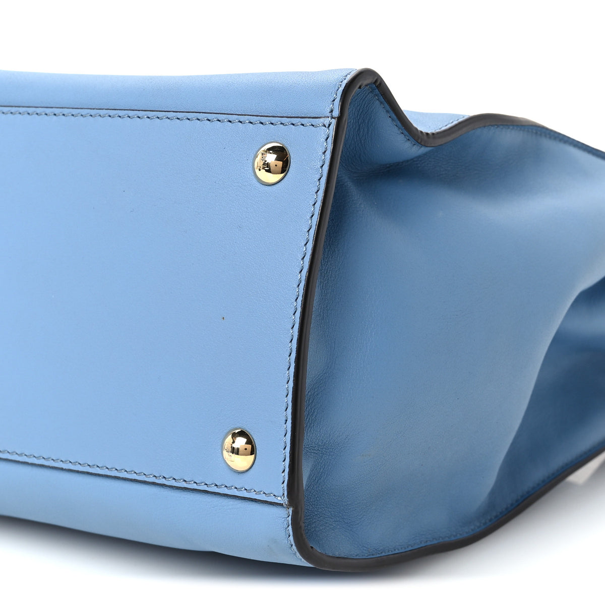 Vitello Seta Nabuk Pequin Medium Peekaboo X-Lite Blue Brown