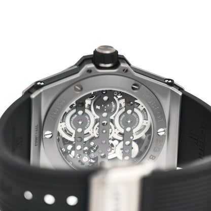 Hublot Titanium Rubber 45mm Big Bang Meca-10 Black Magic Manual Winding Watch Black 414.NI.1123.RX 4 of 5