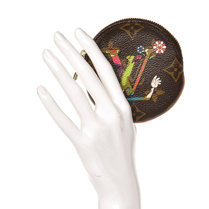 Louis Vuitton Monogram MOCA Round Coin Purse 2 of 8