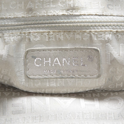 Chanel Lambskin Contrast Stitch Shoulder Bag Black 6 of 7
